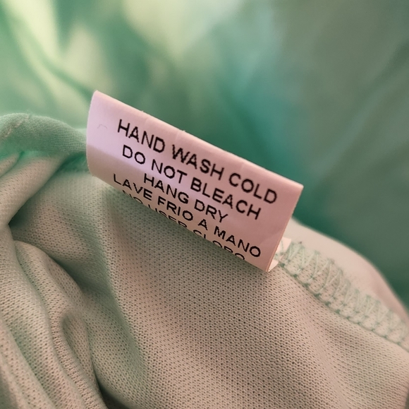 🥂 Mint Gold Sequin Halter Mini Party Dress L ✨ - Picture 8 of 8